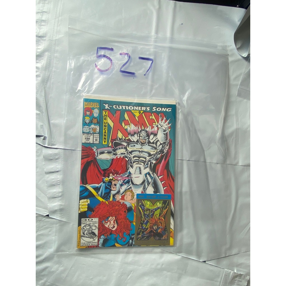 Uncanny X Men Comic Book 296 X‎ Cutioners Song Part 9 Marvel 1992